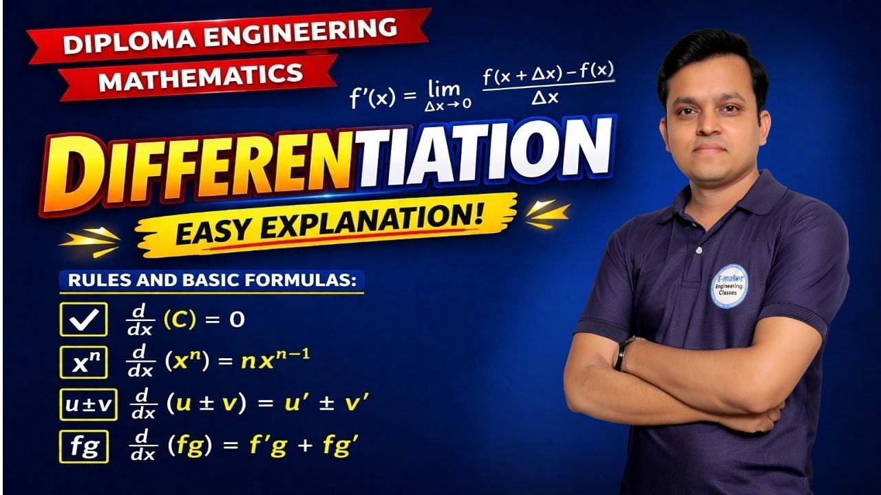 Differentiation | વિકલન | Mathematics | Diploma Engineering | | Basic ...