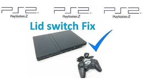 PlayStation 2: The easiest Fix - Lid broken hinge problem.