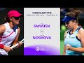 Iga Swiatek vs. Linda Noskova | 2024 Indian Wells Round 3 | WTA Match Highlights