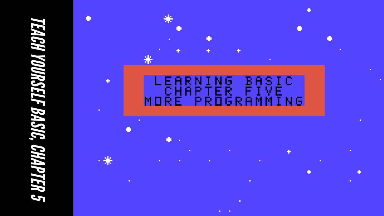 TI-99/4A: Learning BASIC, Chapter Five: More Programming (Teach ...