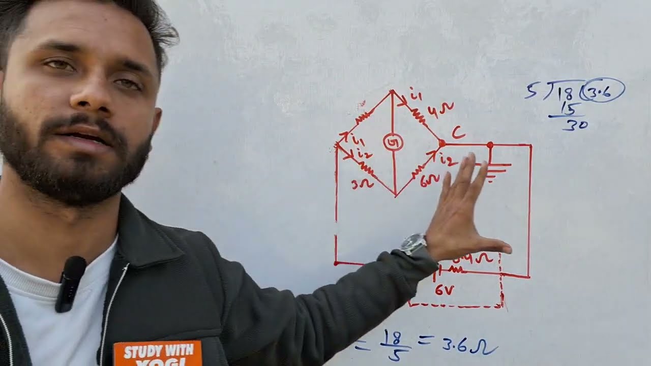 वैद्युत परिपथ सम्बन्धी किरचॉफ का नियम लिखिए दिए गए संतुलित व्हीटस्टोन सेतु में बिंदु B एवं D पर विभव