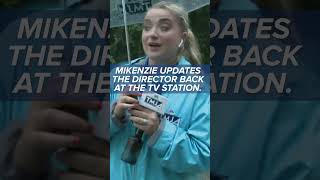 News crew hears cries for help, live on the air.