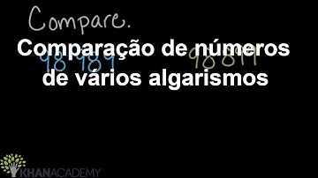 Comparação de números de vários algarismos | Matematica | Khan Academy