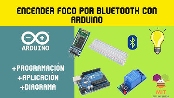 ✅✅Encender FOCO con el celular vía BLUETOOTH con ARDUINO, CÓDIGO + APK + DIAGRAMA