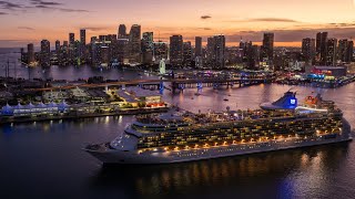 🔴 Port Miami Cruise Ship Terminals - LIVE