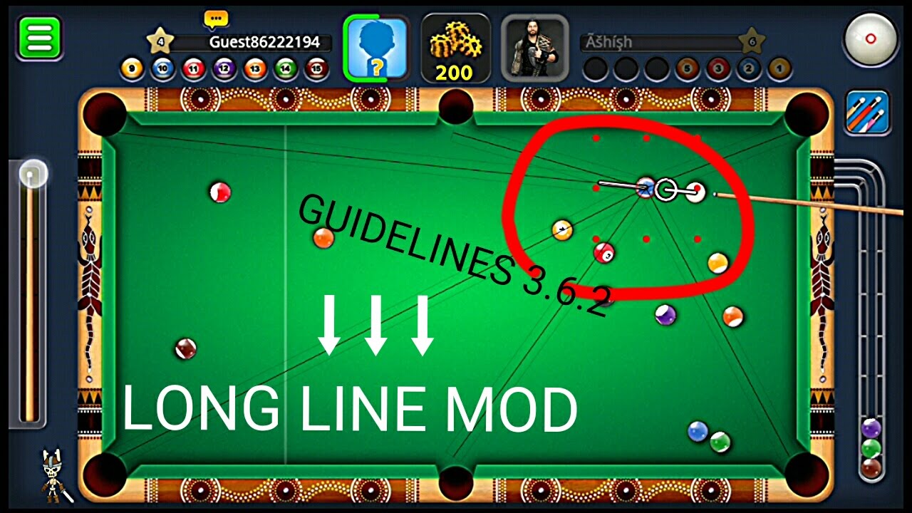 8 Ball Pool Long Line Tool Link In Description Youtube