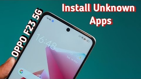 How to install unknown apps, install APK,Oppo F23 5G me third party app install kaise karen, app ins