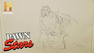 ORIGINAL JOHN LENNON LITHOGRAPH - 'The Moment the Beatles Broke-Up' (Season 20) | Pawn Stars