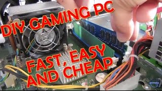 HOW TO BUILD A BUDGET GAMING PC £120 DIY COMPUTER UPGRADE