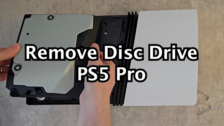 PS5 Pro: How to Remove Disc Drive & Cover!