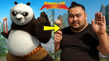 Cartoon vs Realistic: 🐼🔥Kung Fu Panda Characters as Real Humans