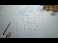 Merry christmas drawing, Santa Claus Drawing🎄