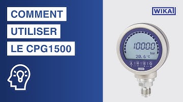 How to use a digital pressure gauge: quick and easy demo with the WIKA CPG1500