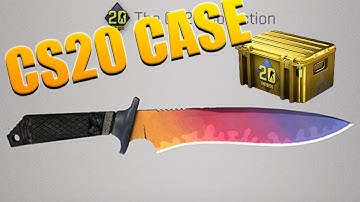 CS:GO - NEW CS20 CASE ALL SKINS SHOWCASE +NEW CLASSIC KNIFE