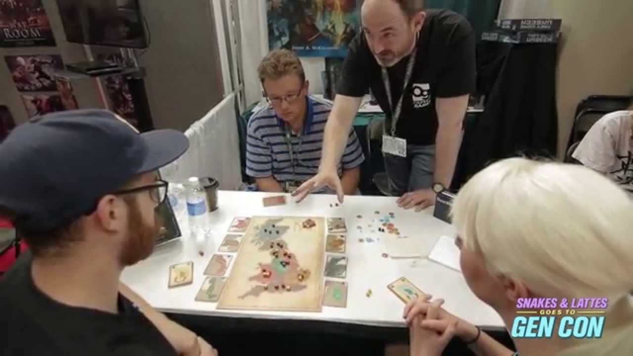 board games in english to print The King Is Dead @ Gen Con 2015