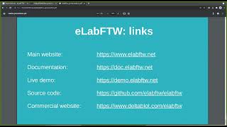 eLabFTW