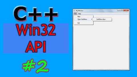 Windows GUI C/C++( Win32 API ) - YouTube