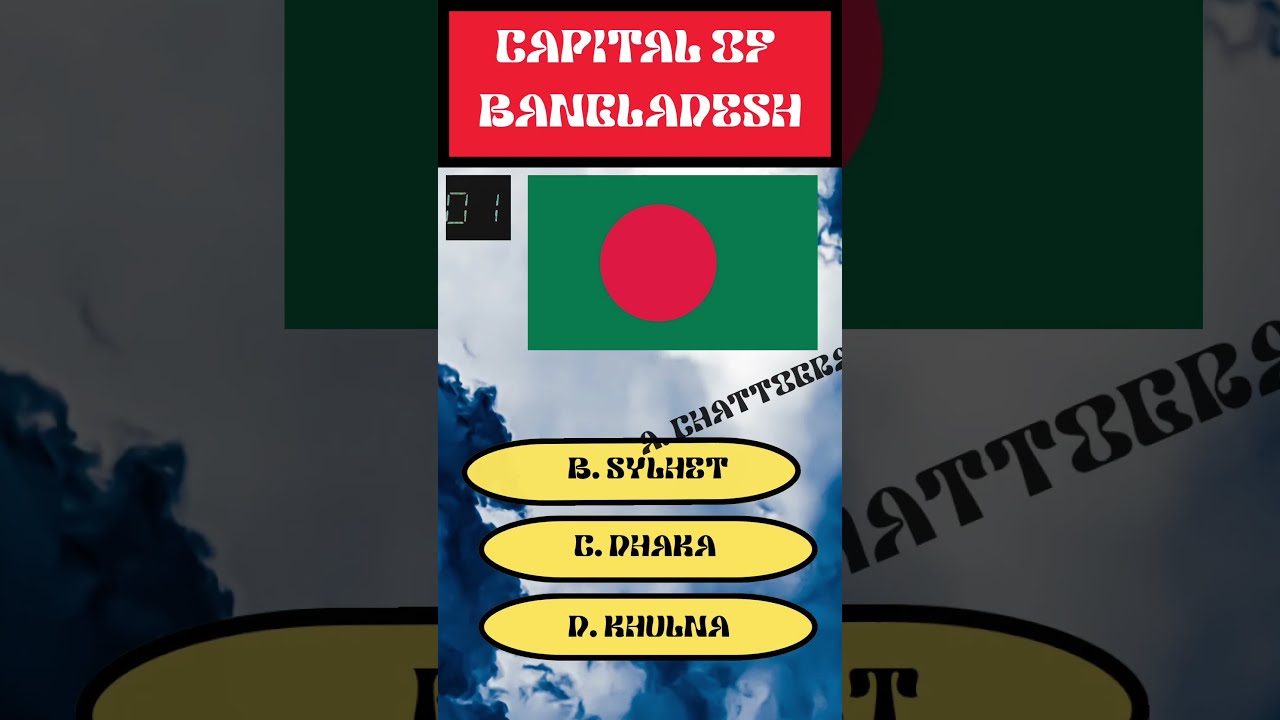 Guess The Capital Of Bangladesh History Education Cartoon Riddles Trending Travel Youtube Gk
