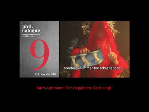 Der Hegelsche Geist singt! – Trond Reinholdtsen & Harry Lehmann auf der Phil.Cologne