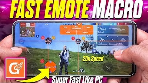 Fast Emote Macro in Free Fire Using GG Game Space