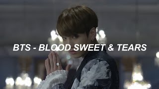 BTS (방탄소년단) - 'Blood Sweet & Tears (피 땀 눈물)' Easy Lyrics