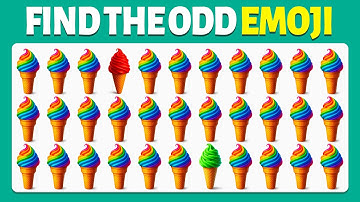 Find the ODD One Out - Fast Food Edition 🍭🍦🍨 Easy, Medium, Hard - 30 Levels | Cow Quiz