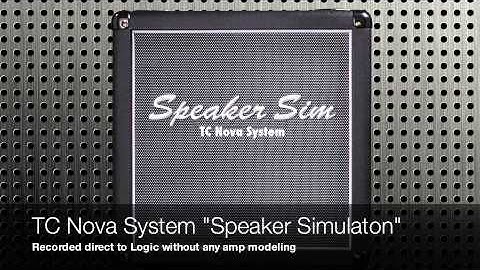 TC Nova System Speaker Simulation Demo