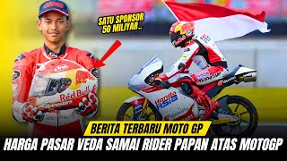 Crazyequal To A Motogp Rider Veda Egas Market Price Reaches 50 Billion Sponsors Line Up