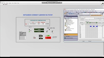 Labview Communicate PLC Mitsubishi via TCP/IP (MCProtocol)