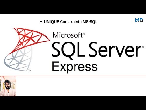 9.  UNIQUE Constraint : MS SQL
