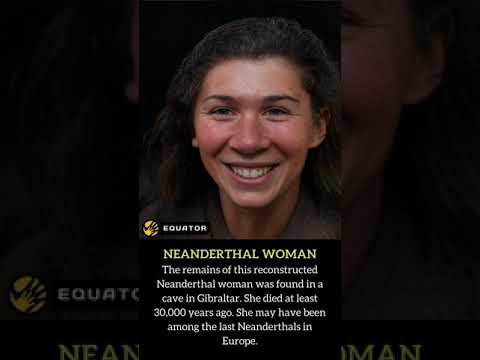 Reconstructed Face Of Neanderthal Woman