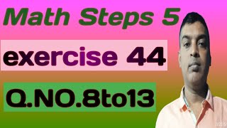 Celebrity Math Steps 5 exercise 44 Speed, Distance and Time (q.no.8to13)2025 #education August 2025 Wealth