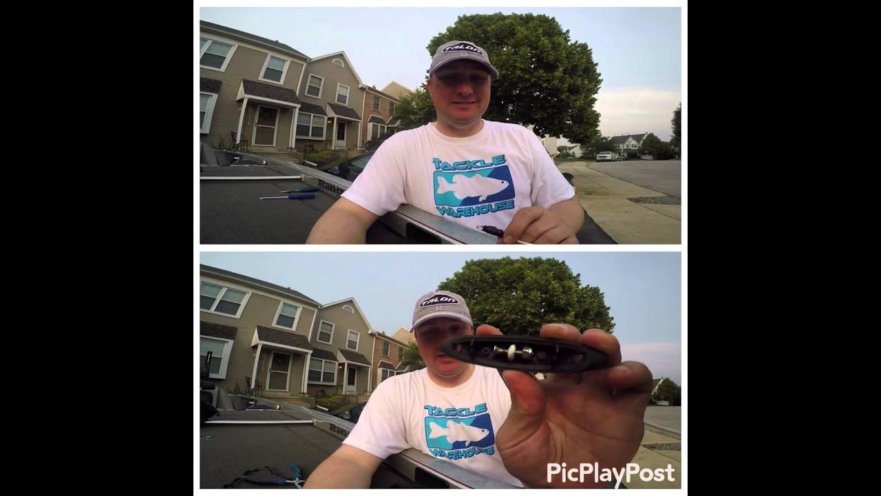 Trolling motor cable replacement - YouTube