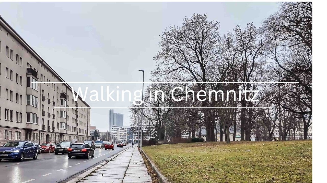 Прогулка по Хемницу / Цшопауэрштрассе / 4K