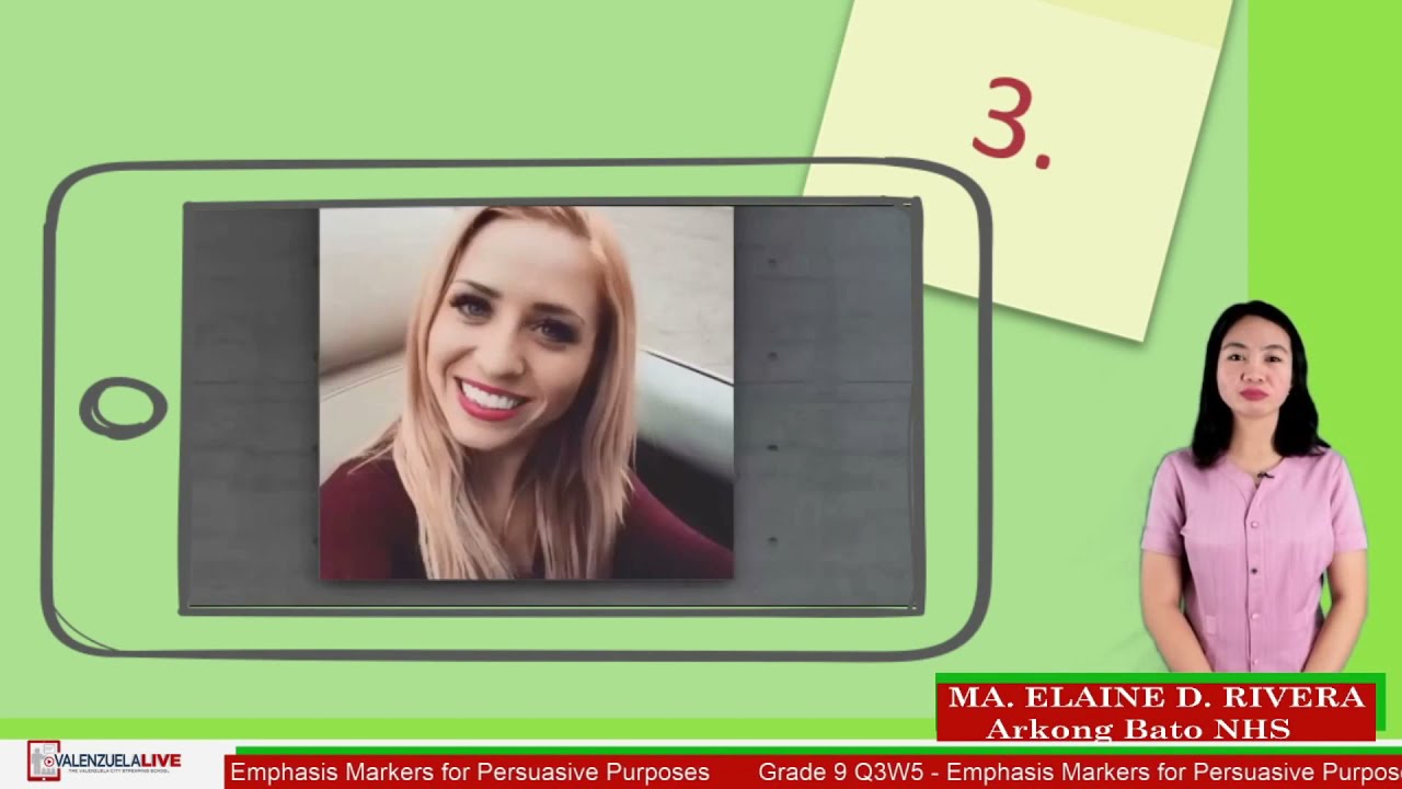 GRADE 9 ENGLISH Q 3 EMPHASIS MARKERS FOR PERSUASIVE PURPOSES YouTube