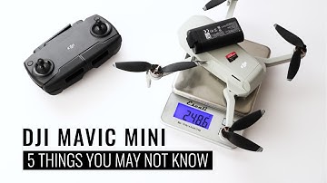 5 THINGS YOU MAY NOT KNOW | DJI Mavic Mini