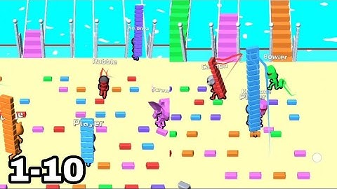 Bridge Race (Level 1-10) Android Gameplay Walkthrough