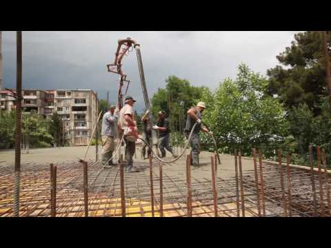 პირველი სართულის დასრულება.  www.ecogroup.ge