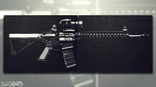 Stencil Art AR-15 by BASE45
