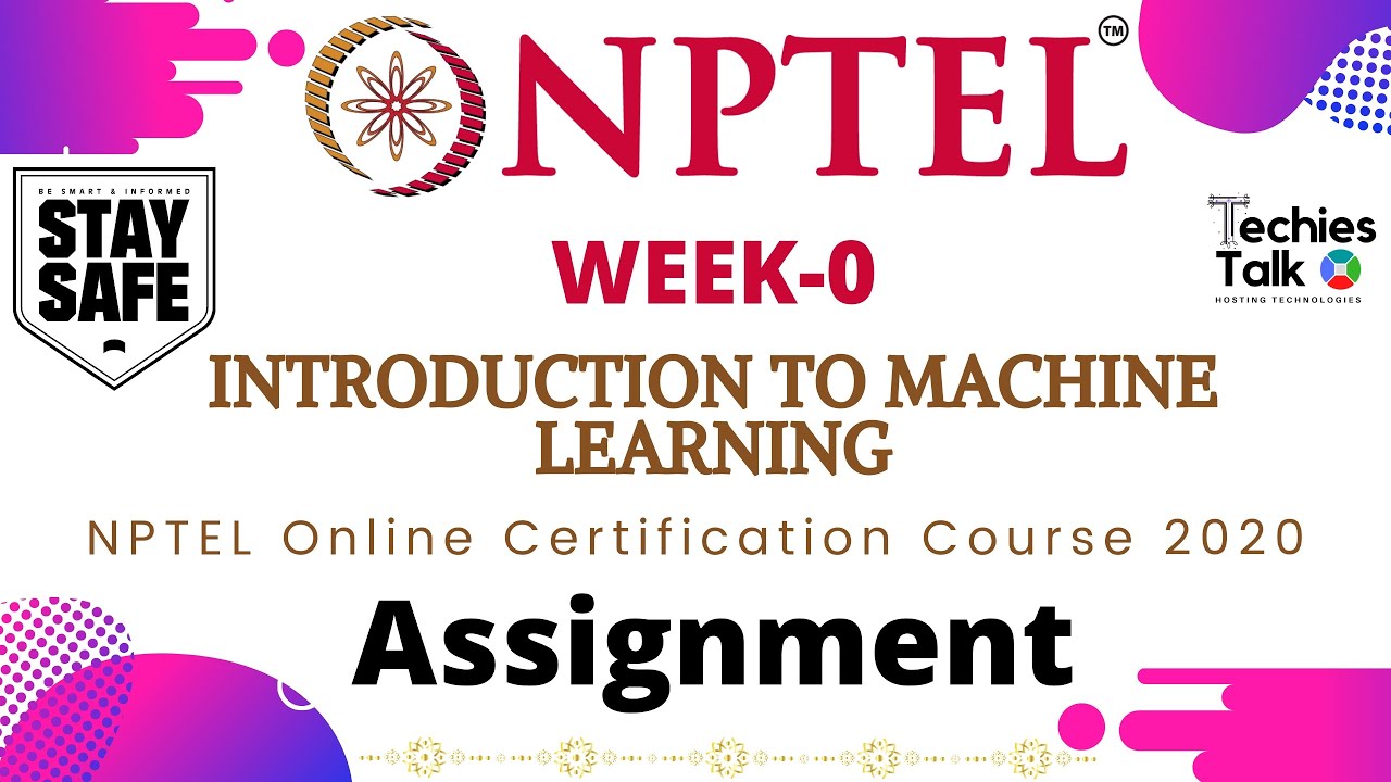 nptel introduction to machine learning assignment answers week 0 2023