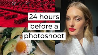 24 hours before a photoshoot // A Day in the Life of a Model // Sanne Vloet