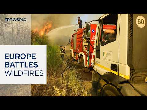 Wildfires scorch Europe as emergency alerts issued in UK