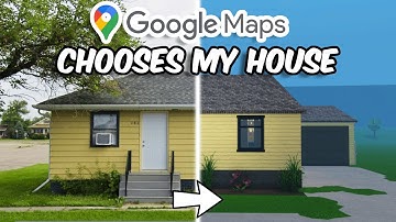 Using GOOGLE MAPS to Build me a HOUSE in BLOXBURG