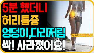 앉아서 5분만에 다리저림 해결하는  초간단 이상근 스트레칭│골반과 고관절이 놀랍도록 편안해 집니다│사무실에서 할 수 있는 운동 [이상근증후근, 허리통증, 골반틀어짐, 좌골신경통]