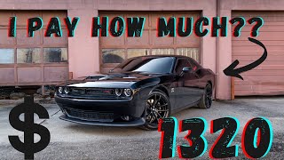 How Much Does It Cost To Own A 2020 Dodge Challenger Scat Pack 1320 **Monthly Payments Insurance**