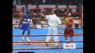 Joan Guzman vs Martin Castillo 1996 Pre-Olympic Tournament Semi-Finals live from Guainabo, PR