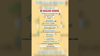 English idioms | English grammar learning | #shortsvideo #viral #english