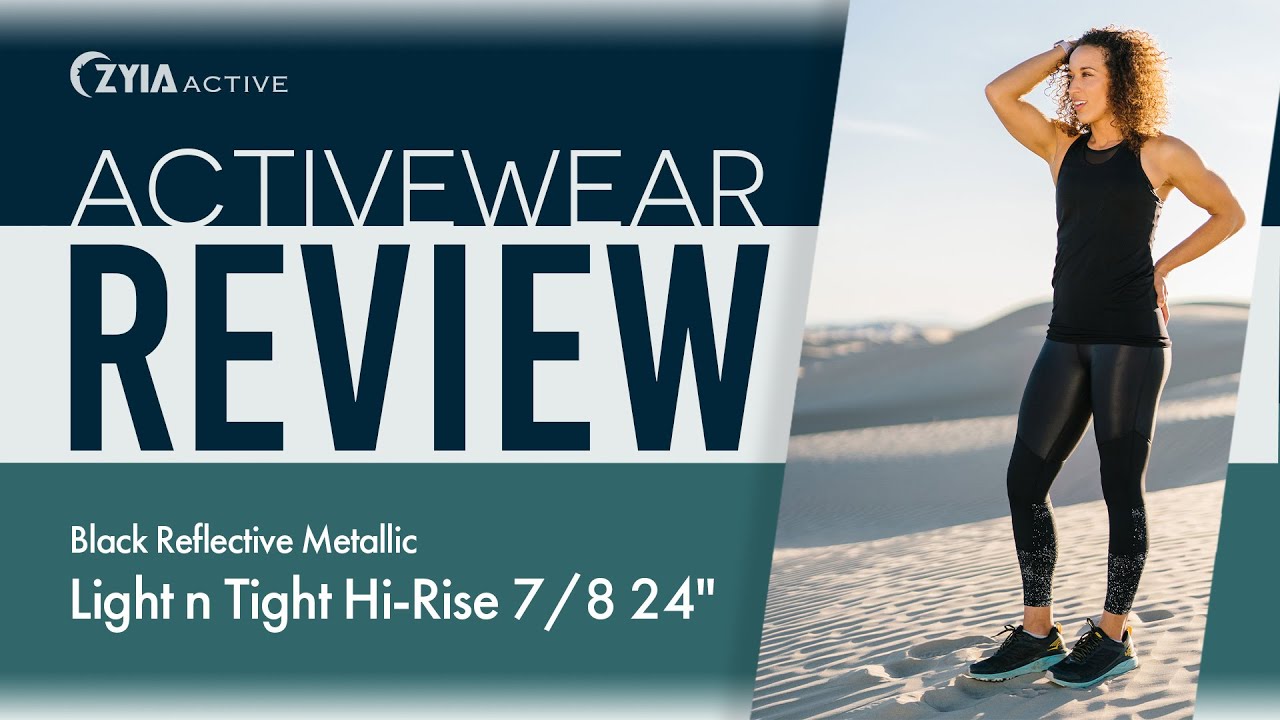 Activewear Review: Black Reflective Metallic Light n Tight Hi-Rise