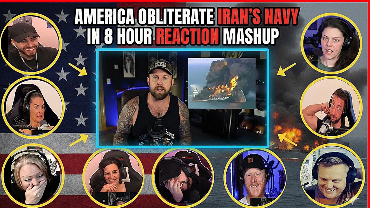 Brits & Europeans Reacts to  America Obliterating Iran’s Navy in 8 Hours | Reaction Mashup
