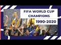 FIFA world cup champions ⛹️ 1990-2020 #shorts #fifa